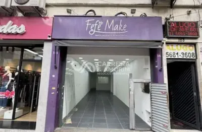Salão para alugar, no centro de santo amaro, 70 metros, ao lado do metrô e terminal de ônibus de santo amaro