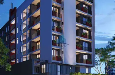 Apartamento com 2 dormitórios à venda, 40 m² por r$ 497.500,00 - água verde - curitiba/pr