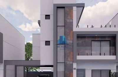 Sobrado com 3 suítes à venda, 129 m² por r$ 798.000 - capão raso - curitiba/pr