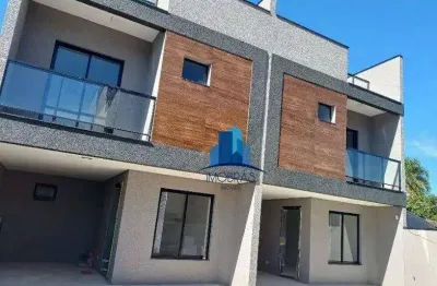 Sobrado com 3 dormitórios à venda, 140 m² por r$ 969.000 - capão raso - curitiba/pr