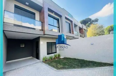 Sobrado com 3 dormitórios novo  para alugar, 110 m² por r$ 4.650/mês - uberaba - curitiba/pr