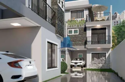 Sobrado à venda, 126 m² por r$ 635.000,00 - uberaba - curitiba/pr