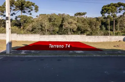Terreno à venda na vereador alberto klemes, 36, jardim das américas, campo largo por r$ 269.777