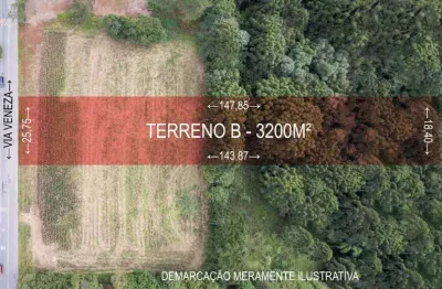 Terreno à venda na via veneza, 1, jardim padre josé de anchieta, campo largo por r$ 1.650.000