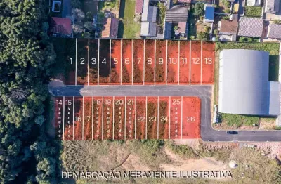 Terreno à venda na rua francisco marthaus, 550, jardim florestal, campo largo por r$ 144.000