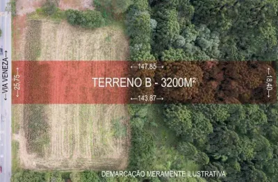 Terreno à venda na Via Veneza, 1, Jardim Padre José de Anchieta, Campo Largo