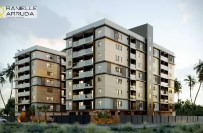 Apartamento com 2 dormitórios à venda, 52 m² por R$ 418.560,00 - Ponta de Campina - Cabedelo/PB