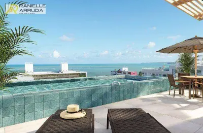 Apartamento com 1 dormitório à venda, 18 m² por r$ 335.000,00 - bessa - joão pessoa/pb