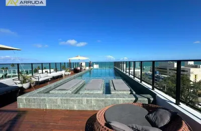 Apartamento com 1 dormitório à venda, 17 m² por r$ 360.000,00 - bessa - joão pessoa/pb