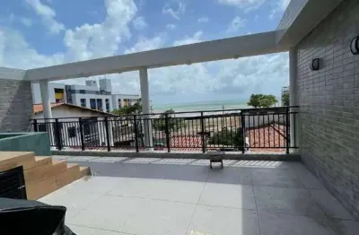 Cobertura com 2 dormitórios à venda, 101 m² por r$ 720.000,00 - bessa - joão pessoa/pb