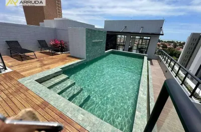 Apartamento com 2 dormitórios à venda, 64 m² por r$ 585.000,00 - vila sao joao - cabedelo/pb