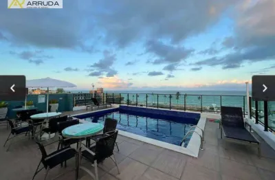 Apartamento com 2 dormitórios, 50 m² - venda por r$ 645.000,00 ou aluguel por r$ 3.850,01/mês - jardim oceania - joão pessoa/pb