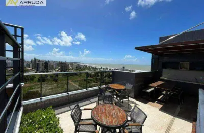 Apartamento com 2 dormitórios à venda, 62 m² por r$ 650.000 - intermares - cabedelo/pb