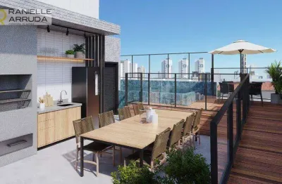 Apartamento com 3 dormitórios à venda, 60 m² por r$ 608.894,38 - bessa - joão pessoa/pb