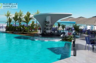 Flat com 1 dormitório à venda, 26 m² por r$ 359.294,44 - bessa - joão pessoa/pb