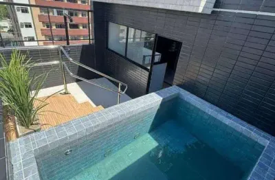 Cobertura com 3 dormitórios para alugar, 105 m² por r$ 5.800,01/mês - intermares - cabedelo/pb
