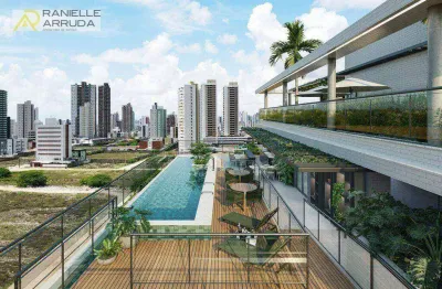 Apartamento garden com 1 dormitório à venda, 49 m² por r$ 560.000 - aeroclube - joão pessoa/pb