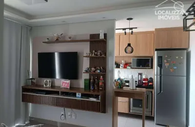 Apartamento de 56m² com suíte em condomínio com lazer completo