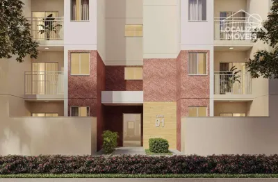 Apartamento com 2 dormitórios à venda, 46 m² por R$ 263.500,00 - Jardim Bela Vista - Nova Odessa/SP