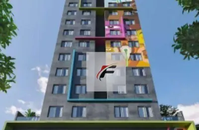 Studio com 1 dormitório à venda, 24 m² por r$ 357.500,00 - centro - curitiba/pr