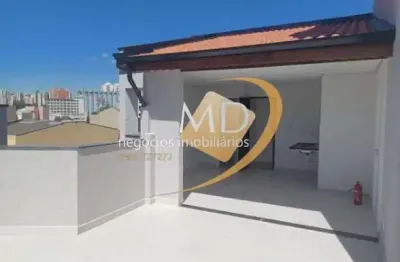 Cobertura com 2 quartos à venda na rua angatuba, vila são pedro, santo andré por r$ 440.000