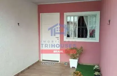 Linda casa à venda, parque da fonte, são josé dos pinhais,com 3 dormitórios, 1 banheiro e 3 vagas d
