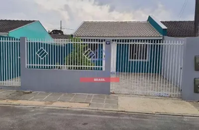 Linda casa à venda, fazenda rio grande, pr, com 2 dormitórios, 1 banheiro, 1 vaga de garagem, em co