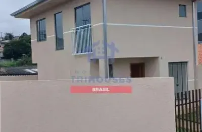 Lindo sobrado novo com 3 dormitórios á venda no bairro guarani, colombo, pr