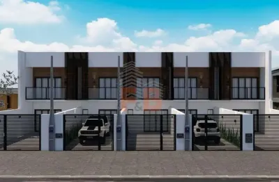 Sobrado geminado no saguaçú com 2 quartos para venda, 93 m²
