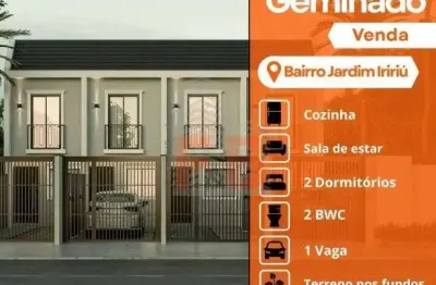 Sobrado geminado no jardim iririú com 2 quartos para venda, 247 m²