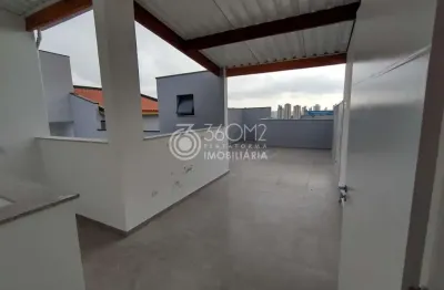 Cobertura para venda em santo andré, paraíso, 2 dormitórios, 1 suíte, 3 banheiros, 1 vaga