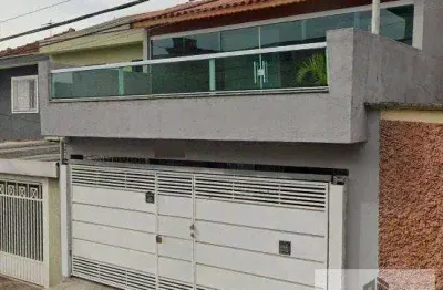 Sobrado para venda em santo andré, santa maria, 3 dormitórios, 1 banheiro, 2 vagas