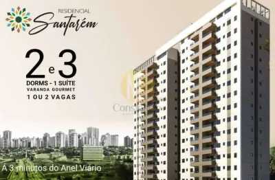 Lançamento - residencial santarém - 2 e 3 dormitórios - parque industrial