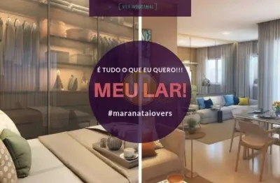 Apartamento 2 dormitórios sendo 1 suíte - 55 m² - pq industrial