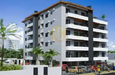 Apartamento 2 quartos, suite,  varanda goumert 70m² - mobiliado - ubatuba