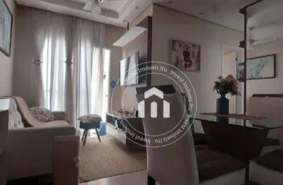 Apartamento com 2 dormitórios à venda, 60 m² por r$ 270.000,00 - edifício residencial recanto dos pássaros - itu/sp