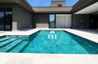 Casa com 3 dormitórios à venda, 322 m² por r$ 2.400.000,00 - condomínio santa mônica - itu/sp