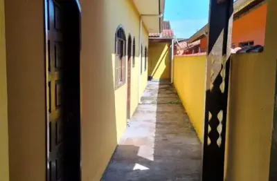 Casa para Venda em Mongaguá, Balneário Itaóca, 2 dormitórios, 1 suíte, 1 banheiro, 2 vagas
