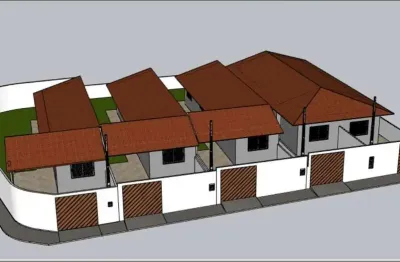 Casa para Venda em Itanhaém, Bopiranga, 2 dormitórios, 1 banheiro, 1 vaga