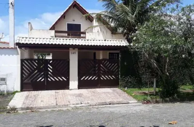 Casa para Venda em Peruíbe, Jardim Mar-e-Sol, 3 dormitórios, 1 suíte, 2 banheiros, 5 vagas