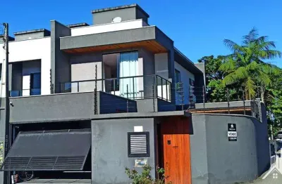 Sobrado geminado para venda em joinville, aventureiro, 2 dormitórios, 2 suítes, 3 banheiros, 1 vaga