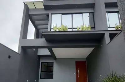 Sobrado geminado alto padrão para venda em joinville, américa, 4 dormitórios, 2 suítes, 4 banheiros, 2 vagas