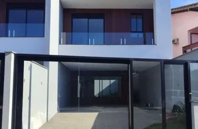 Sobrado geminado alto padrão para venda em joinville, saguaçu, 3 dormitórios, 3 suítes, 4 banheiros, 2 vagas