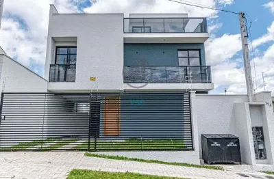 Sobrado triplex com terraço a venda no atuba. pronto para morar e financia, topa permuta frente pra rua