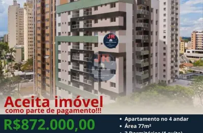 Apartamento alto padrão próximo ao jardim botânico, 3 quartos sendo uma suíte, com 2 vagas de garagem