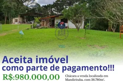 Chácara / sítio com 4 quartos à venda no Centro, Mandirituba 