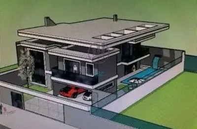 Casa alto padrão, na melhor localização do ecoville, 4 suítes com elevador privativo