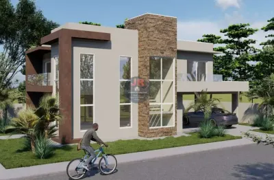 Sobrado em condominio alto padrão em rincão, colombo/pr aceita imóvel e carro, financiamento direto com a construtora.