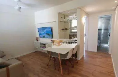 Apartamento com 1 dormitório à venda, 55 m² por r$ 290.000,00 - botafogo - campinas/sp