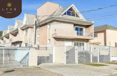 Casa em condomínio fechado com 3 quartos à venda na rua aboud khalil, 94, santa felicidade, curitiba, 185 m2 por r$ 899.000